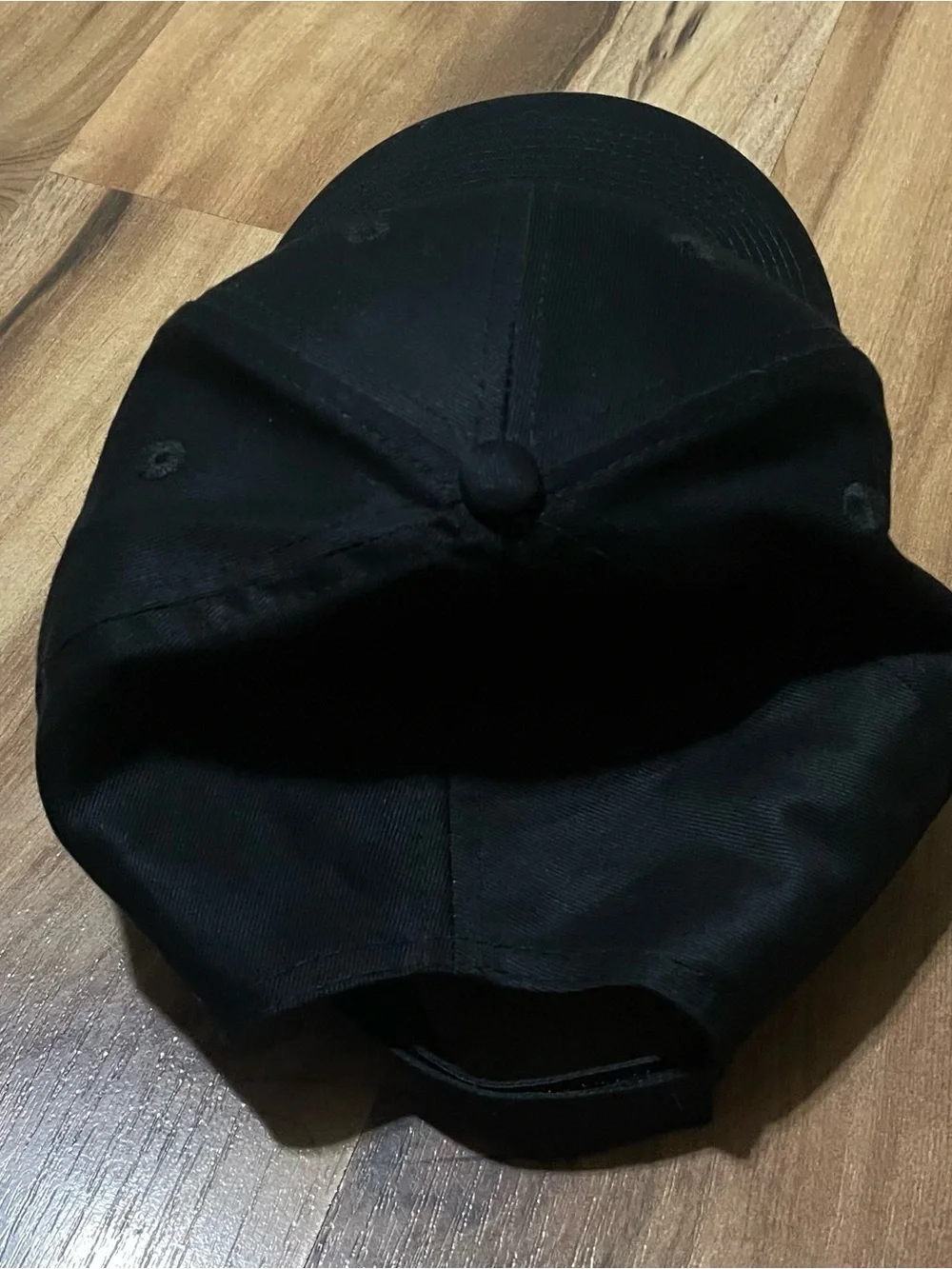 Red Wing Shoes Classic Logo Black Velcro Strap Baseball Cap OS